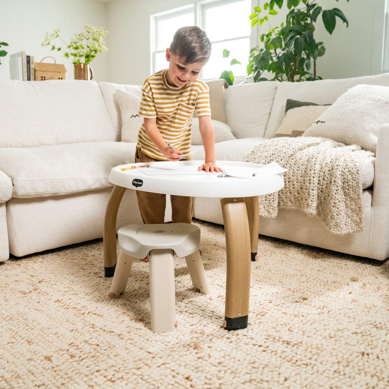 Tiny Love 5-in-1 Black & White Stationary Activity Center - Kid's Stuff Superstore