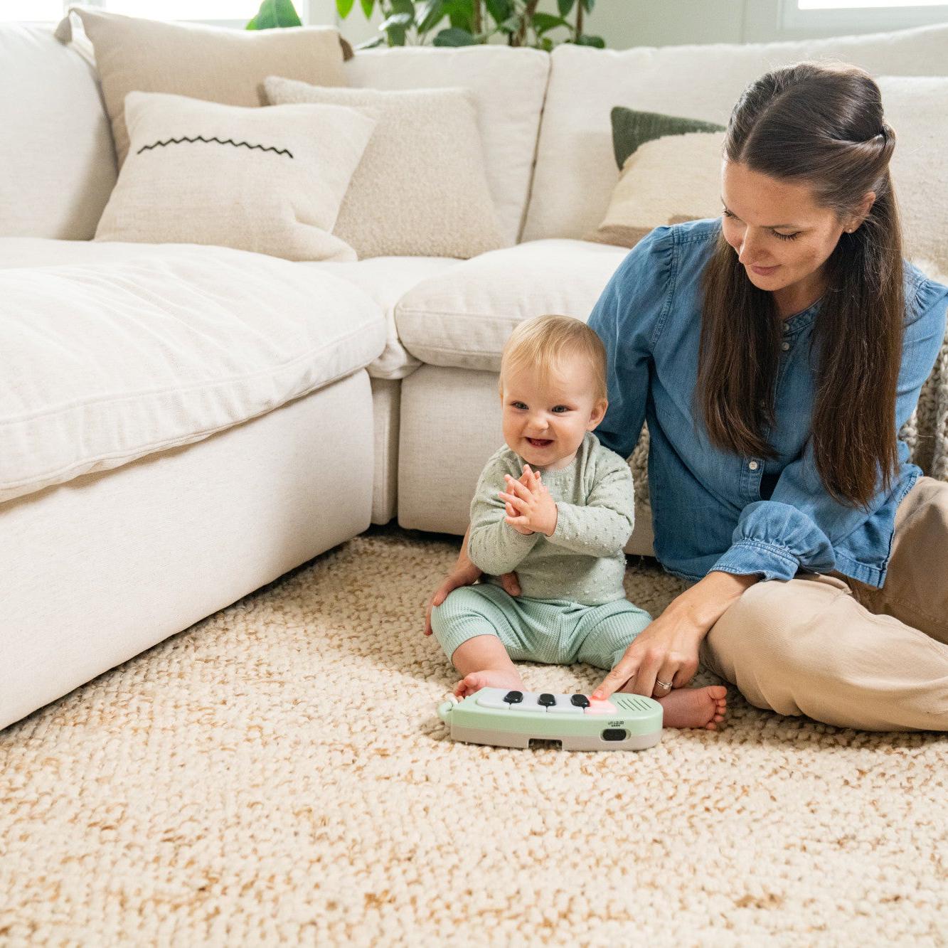 Tiny Love 5-in-1 Black & White Stationary Activity Center - Kid's Stuff Superstore
