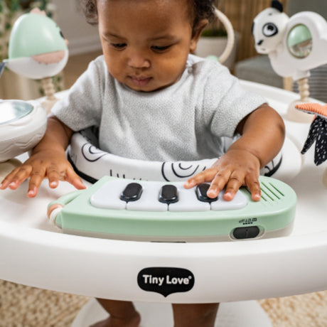 Tiny Love 5-in-1 Black & White Stationary Activity Center - Kid's Stuff Superstore