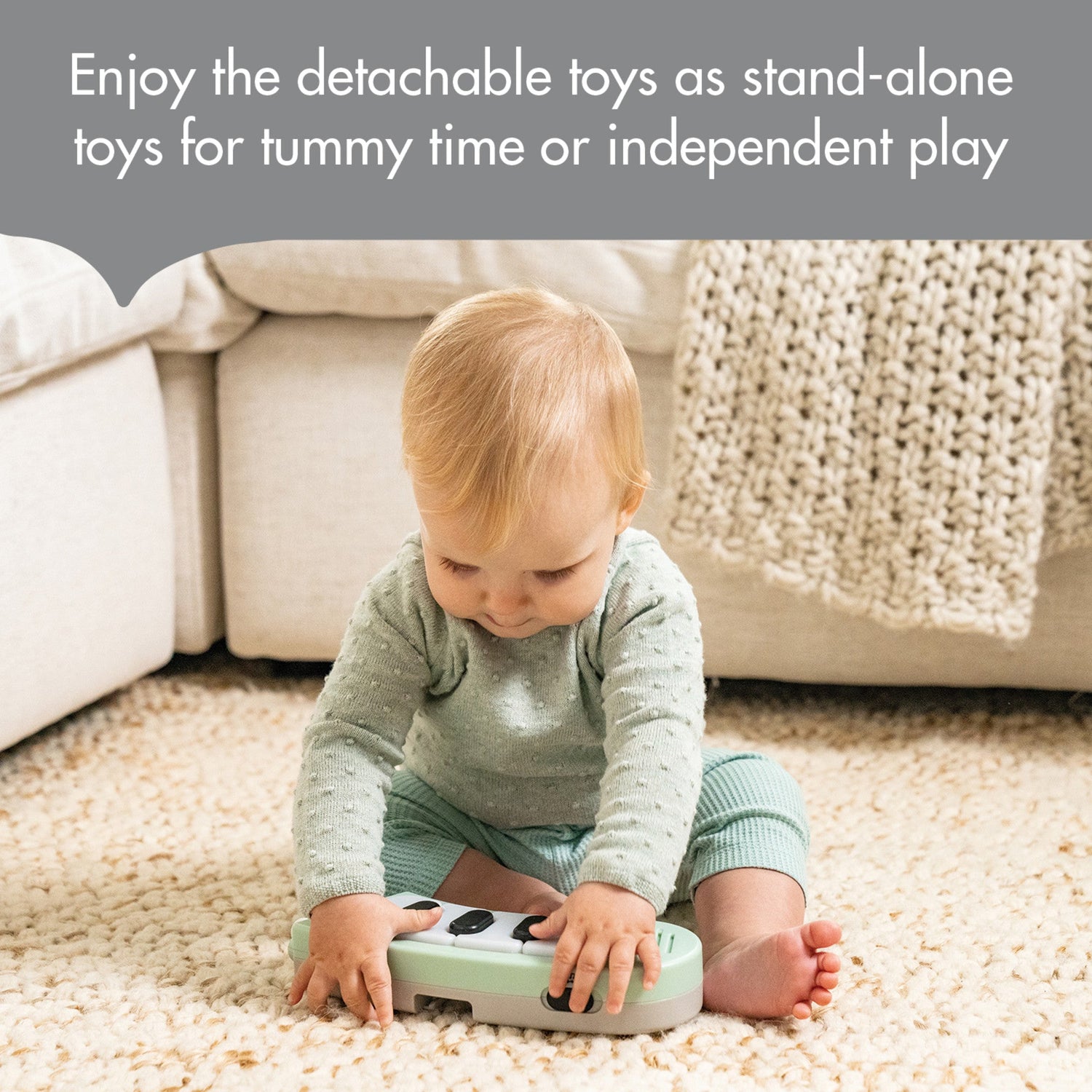 Tiny Love 5-in-1 Black & White Stationary Activity Center - Kid's Stuff Superstore