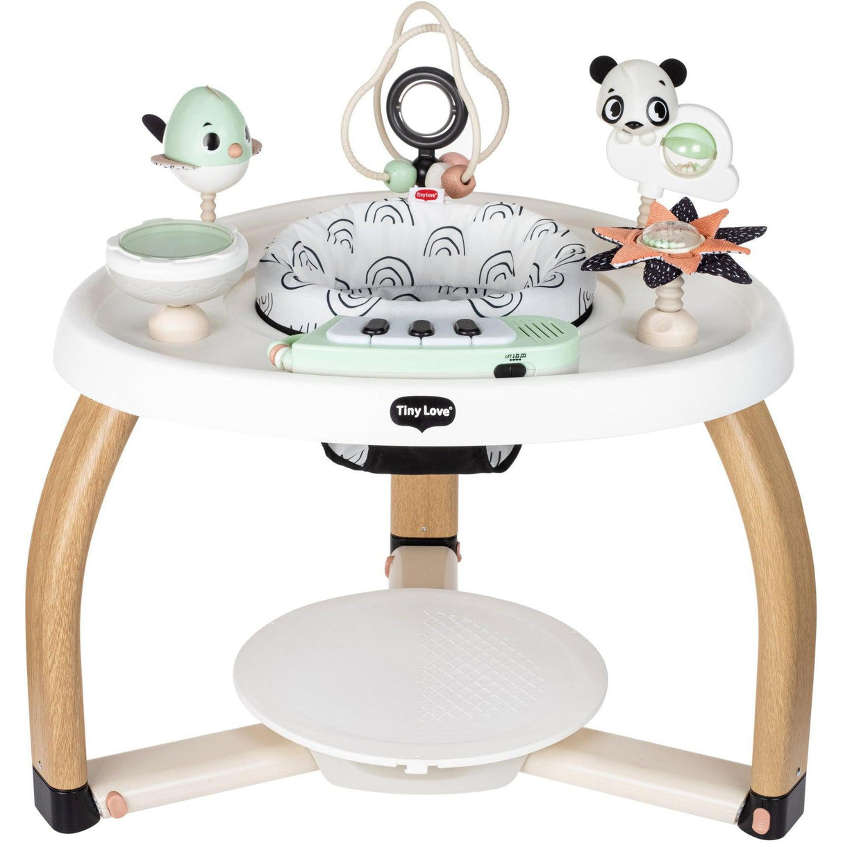 Tiny Love 5-in-1 Black & White Stationary Activity Center - Kid's Stuff Superstore