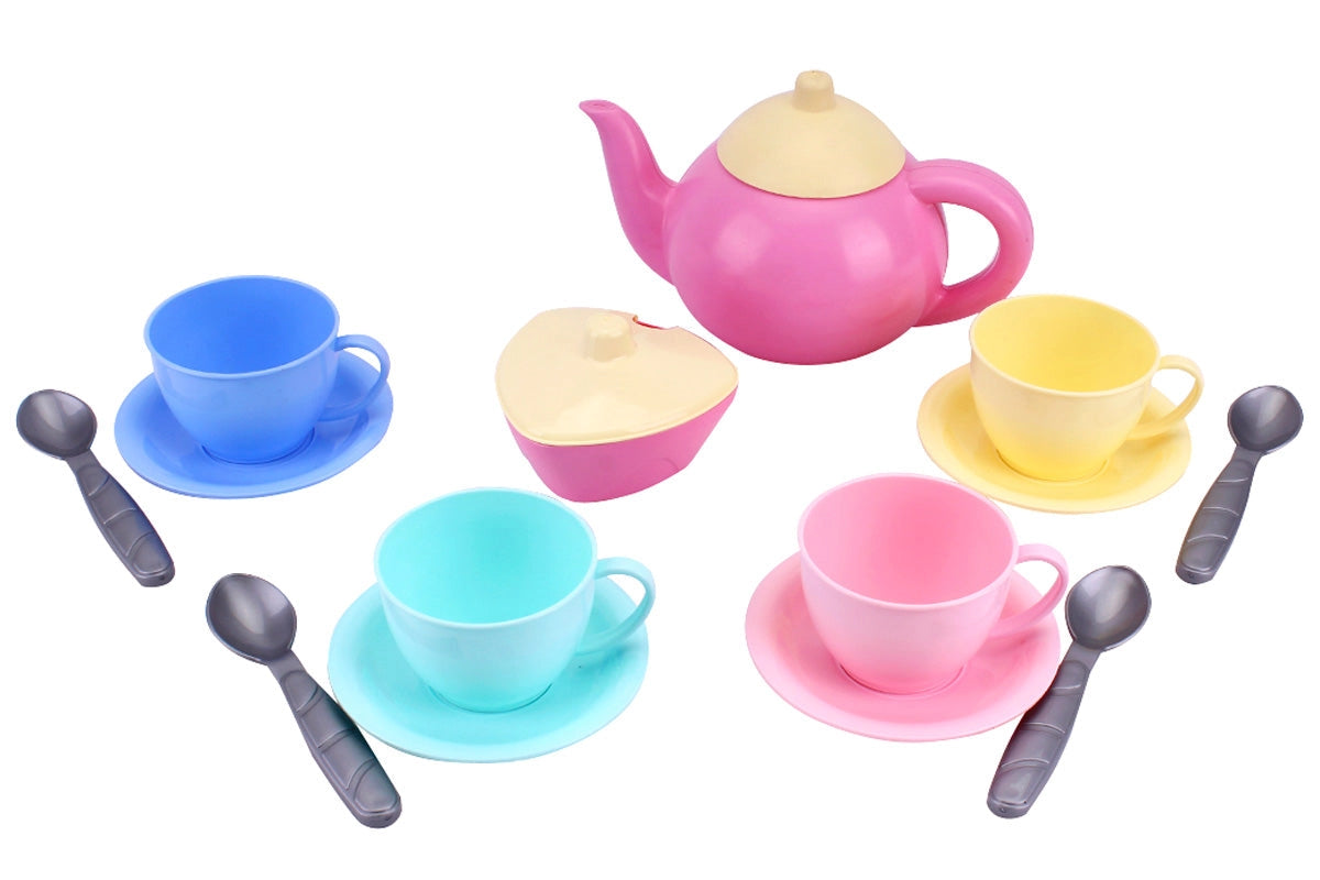 Technok Kids Play Kitchen Accessories - 49 Pcs Play Dishes