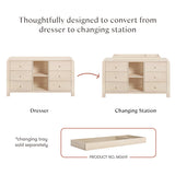 Babyletto TipToe 6-Drawer Dresser with Cubbies - Kid's Stuff Superstore