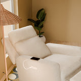 Babyletto Sigi Pro Power Glider Recliner w/ Power Lumbar