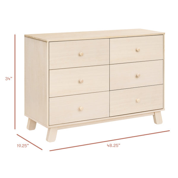 Babyletto Hudson Modern 6-Drawer Double Dresser
