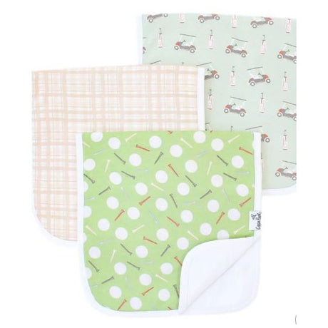 Copper Pearl Premium Baby Burp Cloths 3-Pack - Bogey - Kid's Stuff Superstore