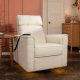 Namesake Willa Deluxe Power Recliner and Swivel Glider with Heat and Massage - Kid's Stuff Superstore