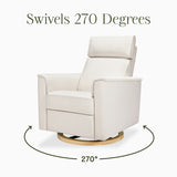 Monogram by Namesake Willa Plus Power Glider Recliner w/ Power Headrest - Kid's Stuff Superstore