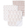 Copper Pearl Premium Baby Burp Cloths 3-Pack