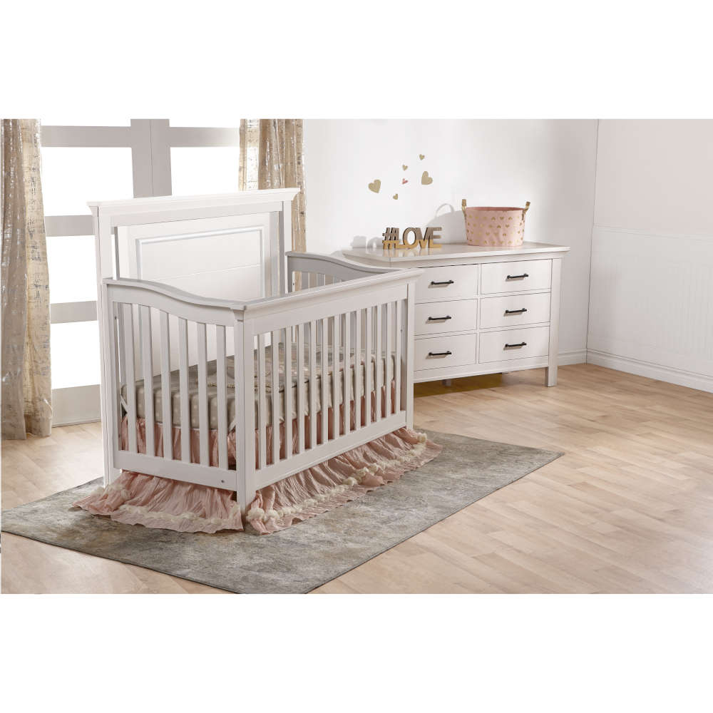 Pali Como Forever Crib + Double Dresser Set - Kid's Stuff Superstore