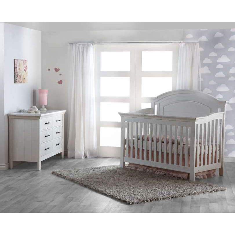 Pali Como Arch Forever Crib + Double Dresser Set - Kid's Stuff Superstore