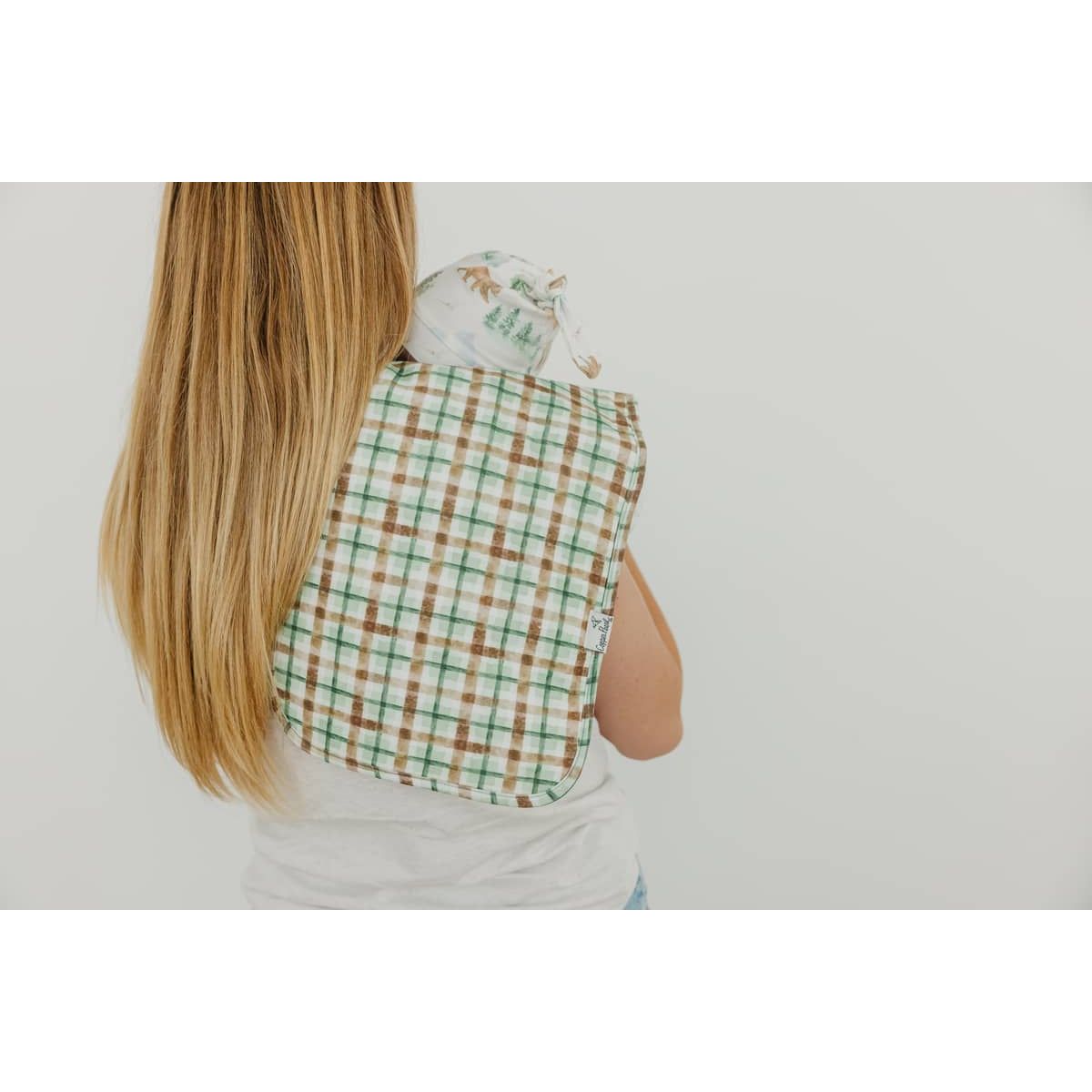 Copper Pearl Premium Baby Burp Cloths 3-Pack - Grayson