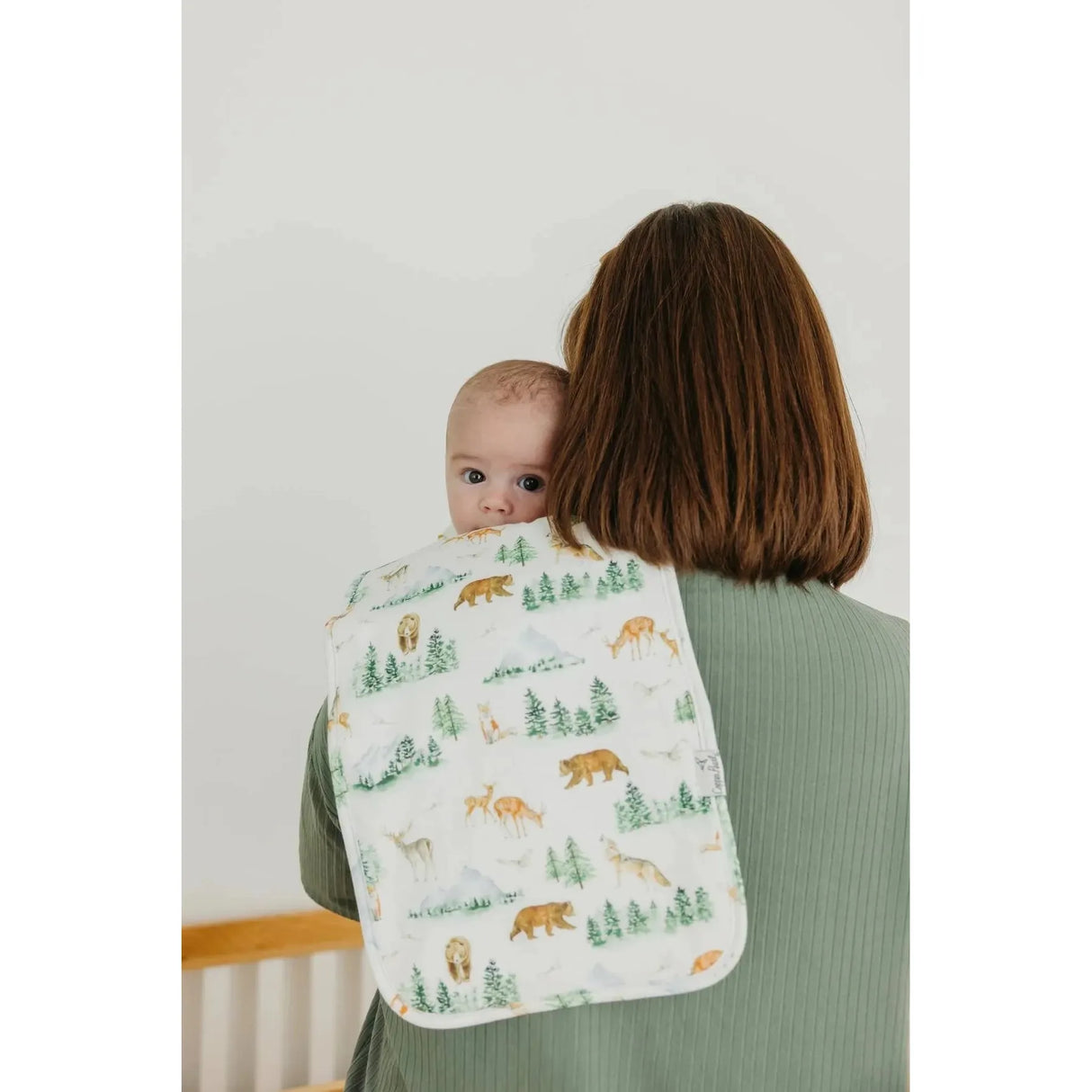 Copper Pearl Premium Baby Burp Cloths 3-Pack - Grayson