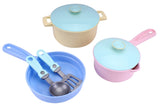 Technok Kids Play Kitchen Accessories - 49 Pcs Play Dishes