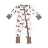 Angel Dear Bamboo Romper - Wild Horses