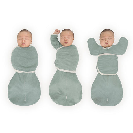 Swaddle Designs Omni Swaddle Sack with Wrap - Heathered Jadeite - Kid's Stuff Superstore