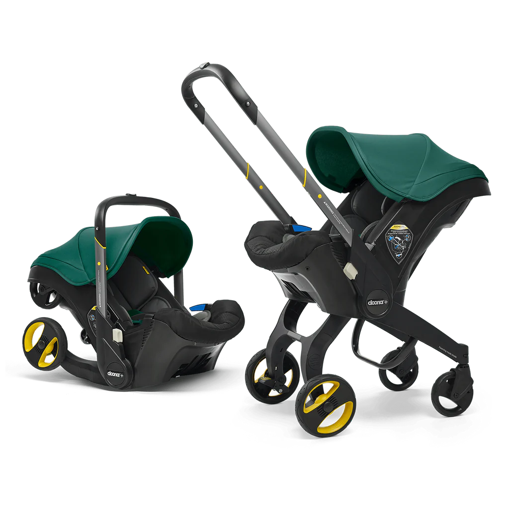 Doona Infant Car Seat & Stroller with Base - Racing Green - Kid's Stuff Superstore