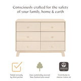 Babyletto Hudson Modern 6-Drawer Double Dresser