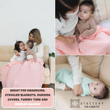 Waffle Bamboo Blanket - Pink - Kid's Stuff Superstore