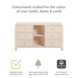 Babyletto TipToe 6-Drawer Dresser with Cubbies - Kid's Stuff Superstore