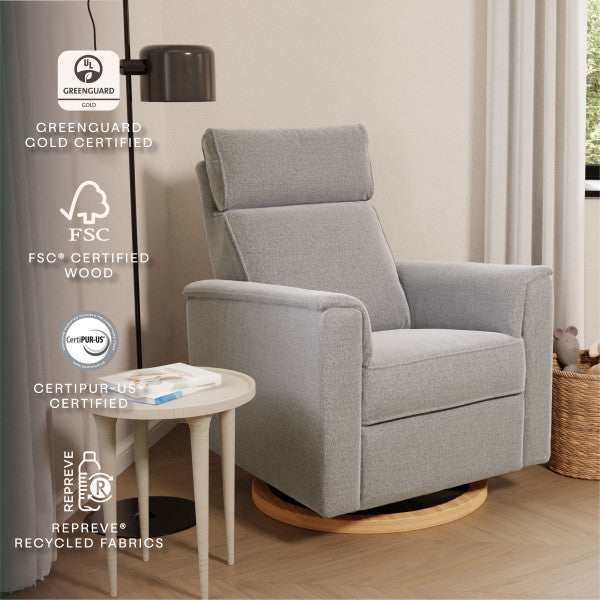 Monogram by Namesake Willa Plus Power Glider Recliner w/ Power Headrest - Kid's Stuff Superstore