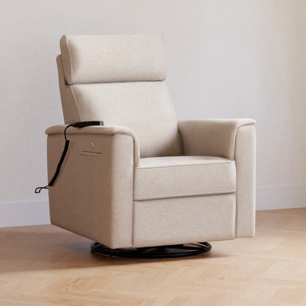 Namesake Willa Deluxe Power Recliner and Swivel Glider with Heat and Massage - Kid's Stuff Superstore