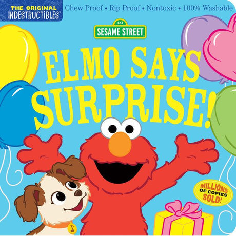 Indestructible Book - Elmo Says Surprise - Kid's Stuff Superstore