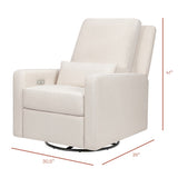 Babyletto Sigi Glider Recliner w/ Electronic Control and USB