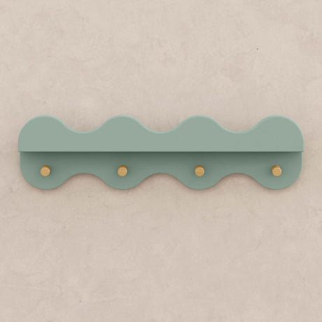 Babyletto Lido Wave Book Shelf with Hooks - Kid's Stuff Superstore