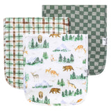 Copper Pearl Premium Baby Burp Cloths 3-Pack - Grayson