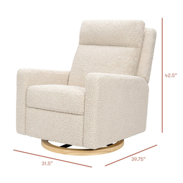 Babyletto Sigi Pro Power Glider Recliner w/ Power Lumbar