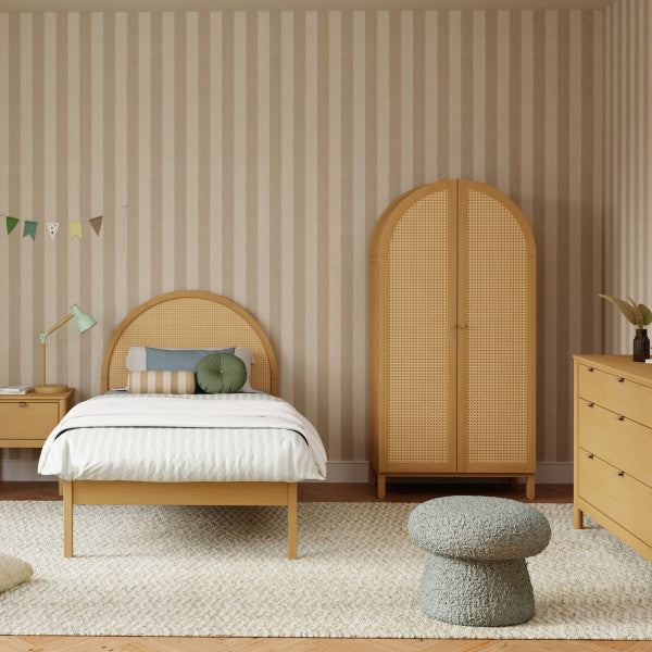 Babyletto Bondi Cane Armoire - Honey - Kid's Stuff Superstore