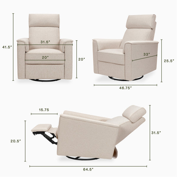 Namesake Willa Pro Power Glider Recliner w/ Power Lumbar - Kid's Stuff Superstore