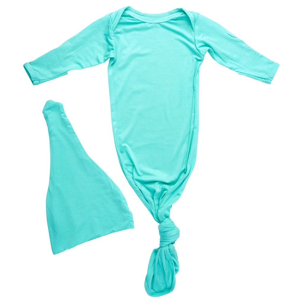 Three Little Tots Knotted Gown + Hat - Kid's Stuff Superstore