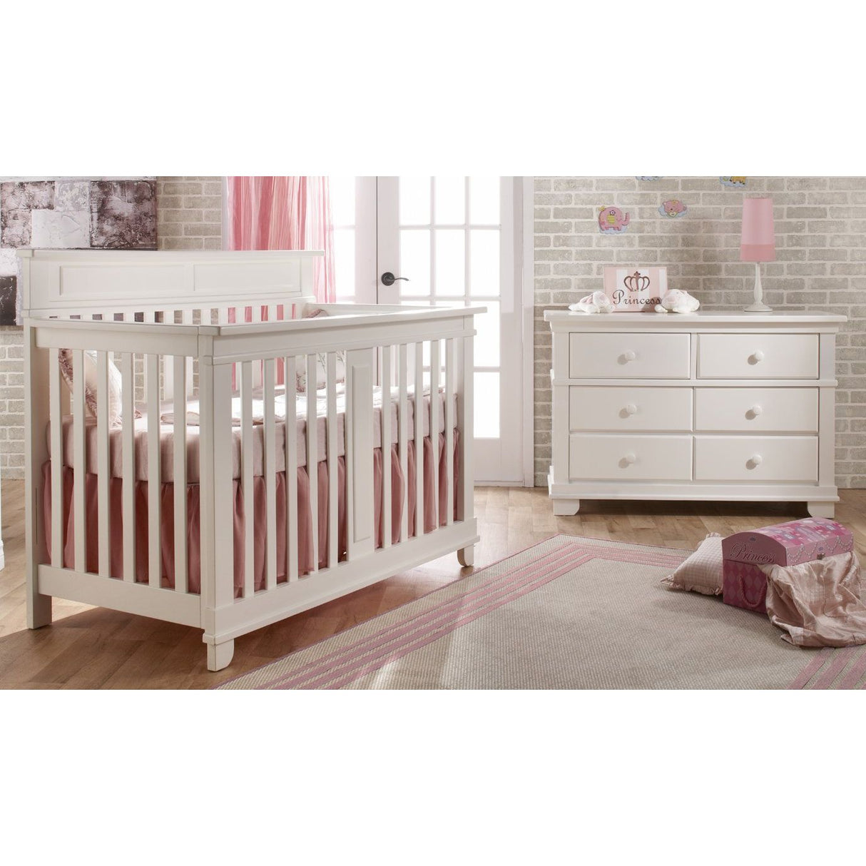 Pali Torino Forever Crib + Double Dresser Set - Kid's Stuff Superstore