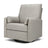 DaVinci Ethan Swivel Recliner - Performance Grey Linen - Kid's Stuff Superstore