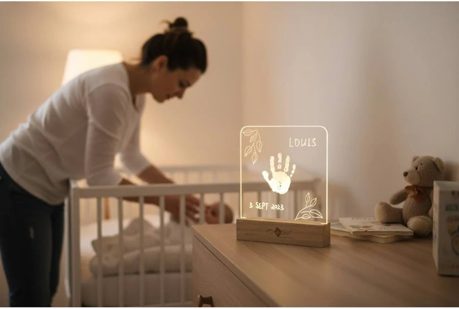 Petit Artichaut Illuminated Frame Light-Up Handprint Keepsake