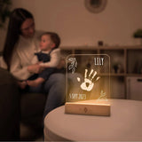 Petit Artichaut Illuminated Frame Light-Up Handprint Keepsake