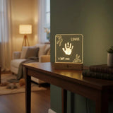 Petit Artichaut Illuminated Frame Light-Up Handprint Keepsake