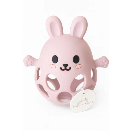 Sugar + Maple Silicone Squishable Teether