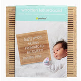 Pearhead Natural Wood Letterboard