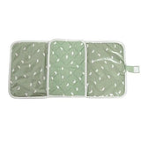 Organic Sage Travel Changing Mat- Diaper Bag Changing Pad