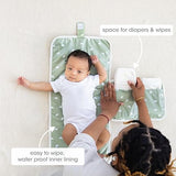 Organic Sage Travel Changing Mat- Diaper Bag Changing Pad