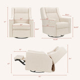 Babyletto Kiwi Deluxe Power Glider Recliner w/Heat&Massage