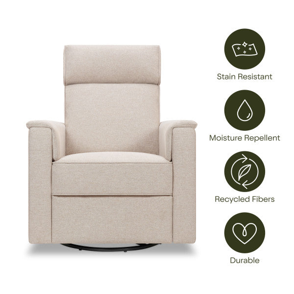 Namesake Willa Deluxe Power Recliner and Swivel Glider with Heat and Massage - Kid's Stuff Superstore