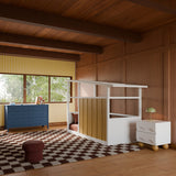 Babyletto Palma Mid-Century House Twin Bed - Kid's Stuff Superstore
