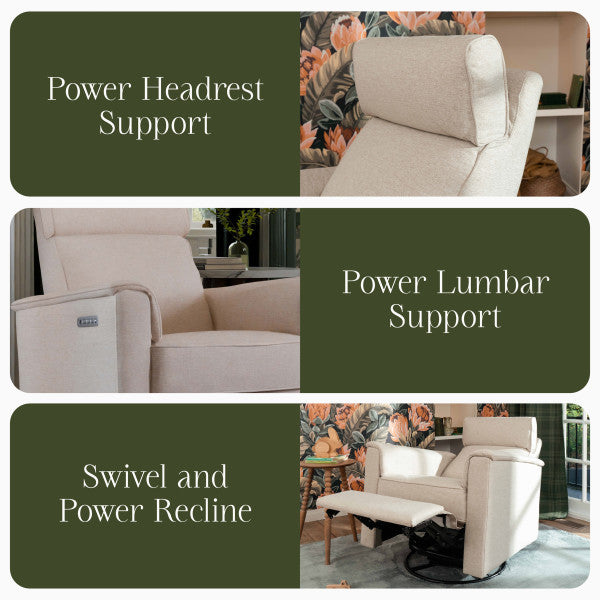 Namesake Willa Pro Power Glider Recliner w/ Power Lumbar - Kid's Stuff Superstore