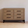 Monogram by Namesake Newbern 6-Drawer Assembled Dresser - Driftwood - Kid's Stuff Superstore
