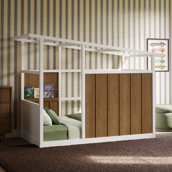 Babyletto Palma Mid-Century House Twin Bed - Kid's Stuff Superstore
