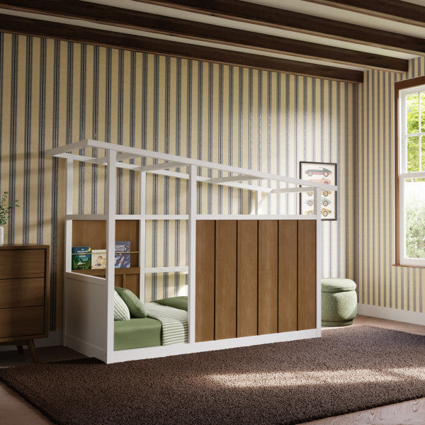Babyletto Palma Mid-Century House Twin Bed - Kid's Stuff Superstore